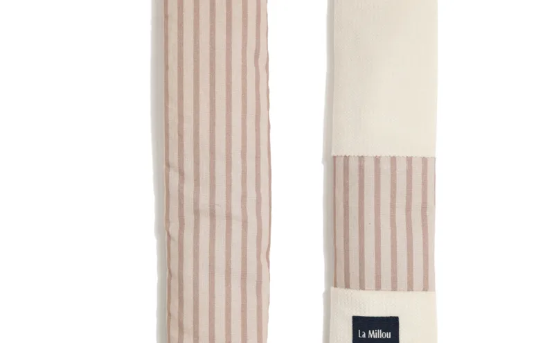 Jersey Seat Belt Cover Stripes Μπεζ