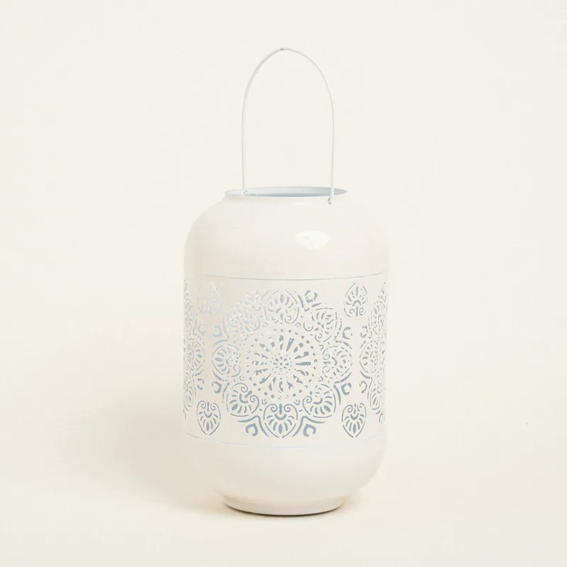 Beauty Home ΦΑΝΑΡΙ ΜΕΤΑΛΙΚΟ ΕΚΡΟΥ 20 x 30 cm