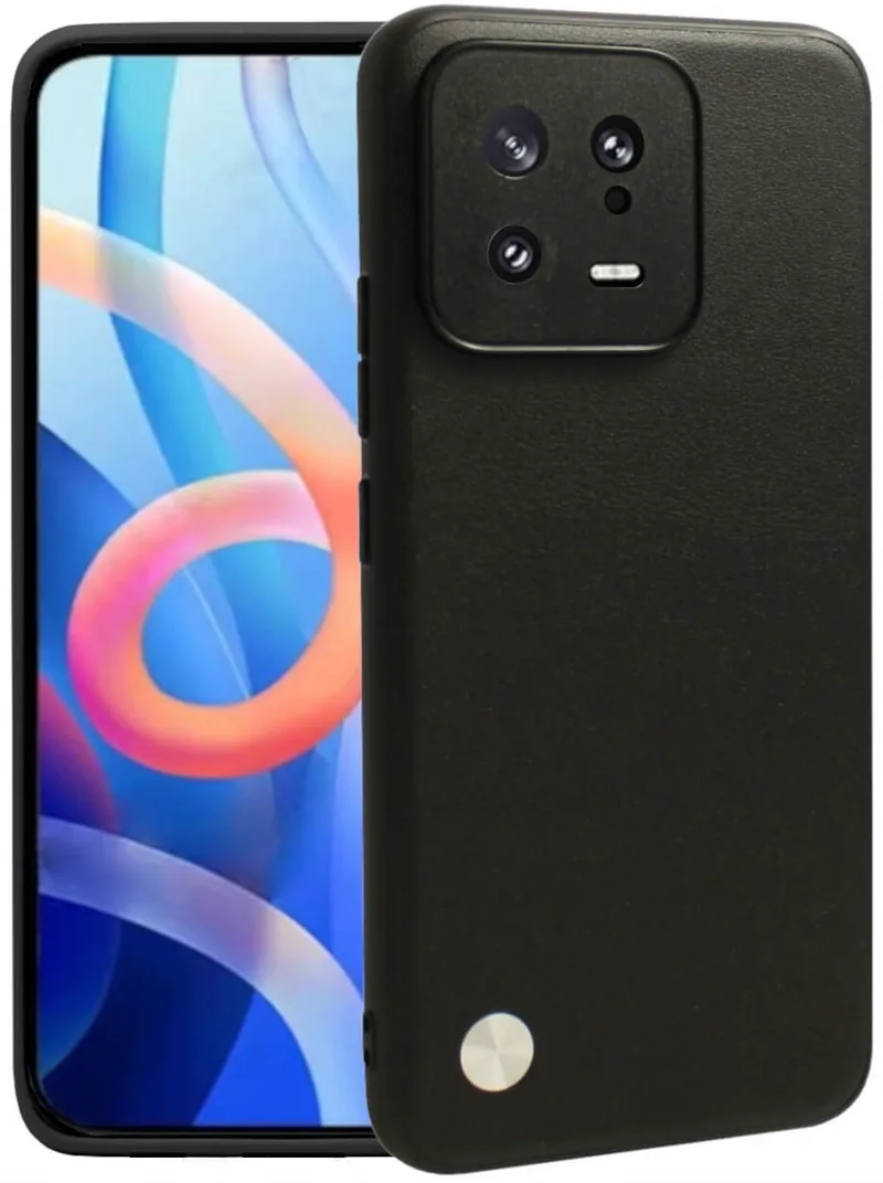Θήκη Xiaomi 13 - Bodycell Vegan Cover Σκληρή - Black (5206015077210)