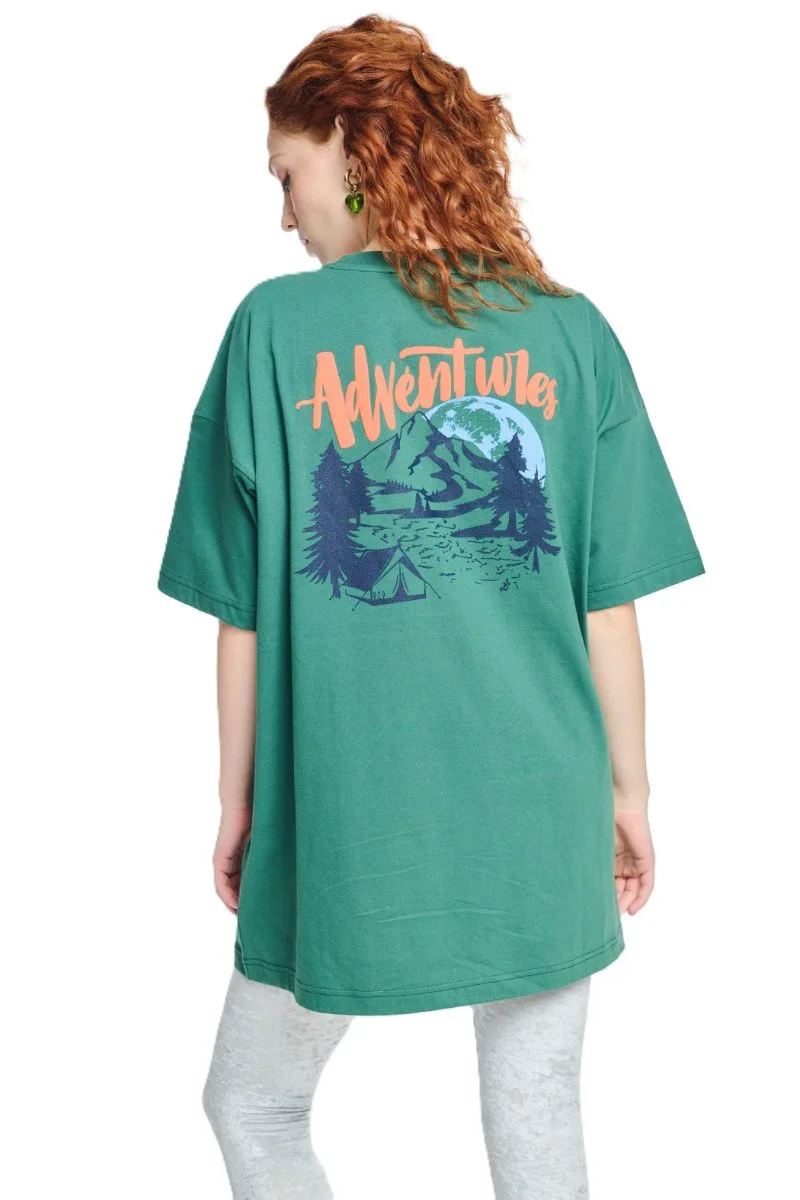 PCP Adventure Short-Sleeve T-Shirt - Dark Green (One Size)