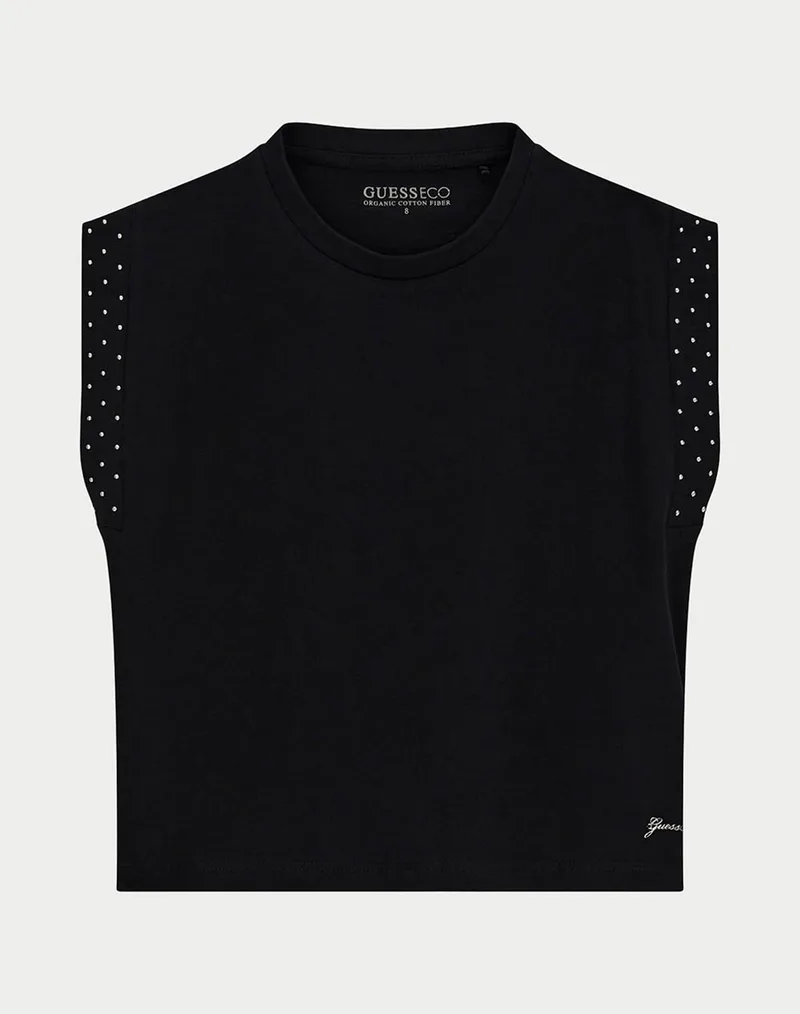 GUESS KIDS SL T-SHIRT ΜΠΛΟΥΖΑ ΠΑΙΔΙΚΟ GIRL J6RI07K8HM4-JBLK Black