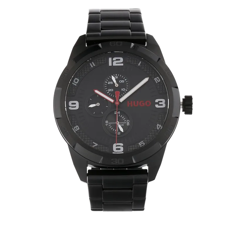 Ρολόι Hugo Grip 1530279 Μαύρο