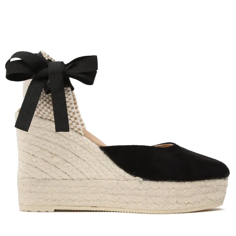 Εσπαντρίγιες Manebi Wedge Espadrilles K 1.0 WV Μαύρο