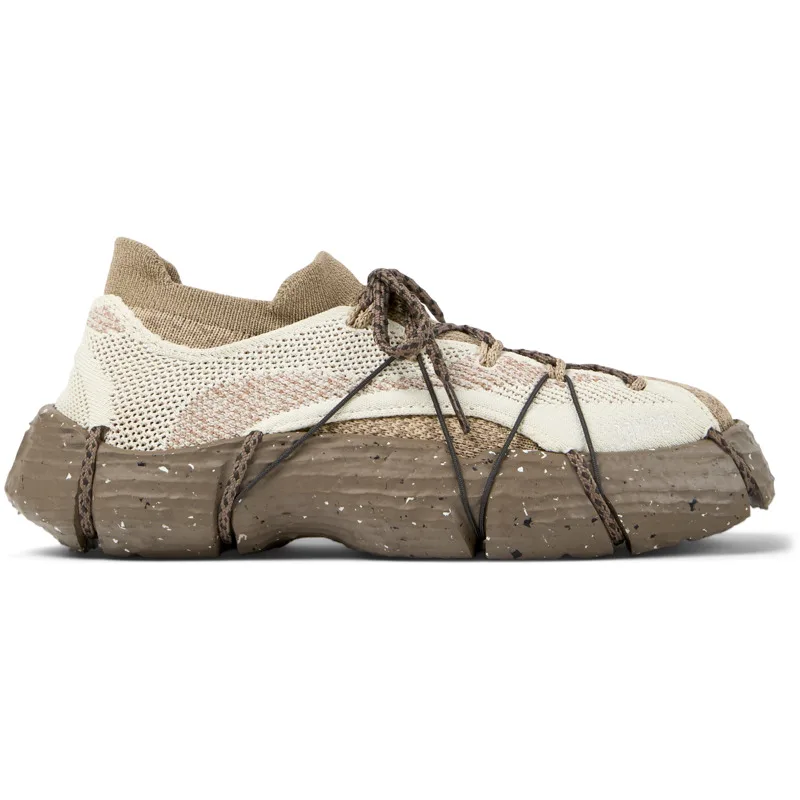 CAMPER Roku - Sneakers Για Γυναικεία - Λευκό,Μπεζ,Nude, Μέγεθος 41, Cotton fabric