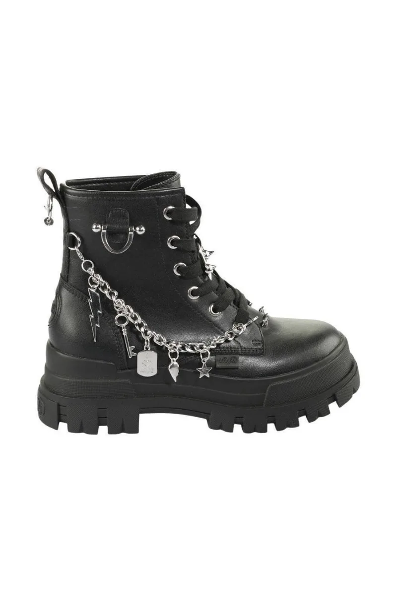 BUFFALO Μπότες- Μποτάκια ASPHA RLD PUNK - BLACK-1622589-BLACK