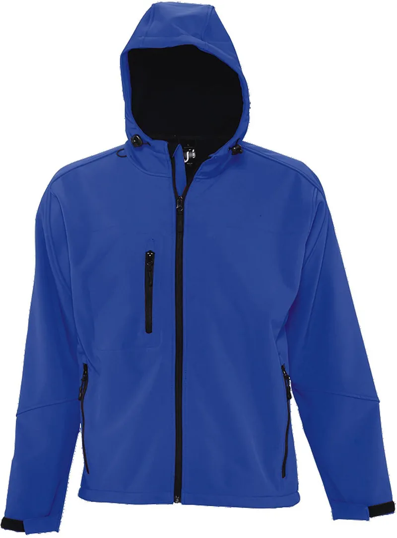 Ανδρικό softshell με κουκούλα Replay Men SOLS 46602 Royal Blue