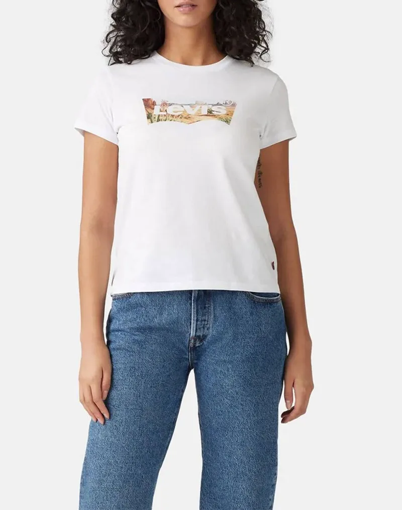 LEVIS THE PERFECT TEE 17369-3007-3007 White