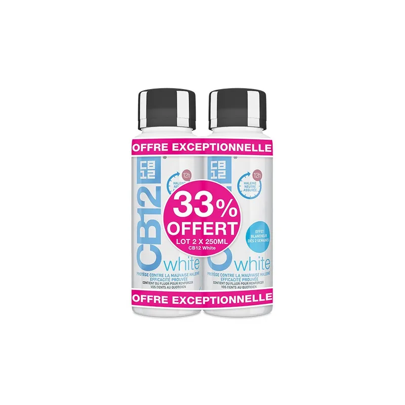 Cb12 Alcohol-Free Mouthwash Aroma Light Peppermint 2x250ml