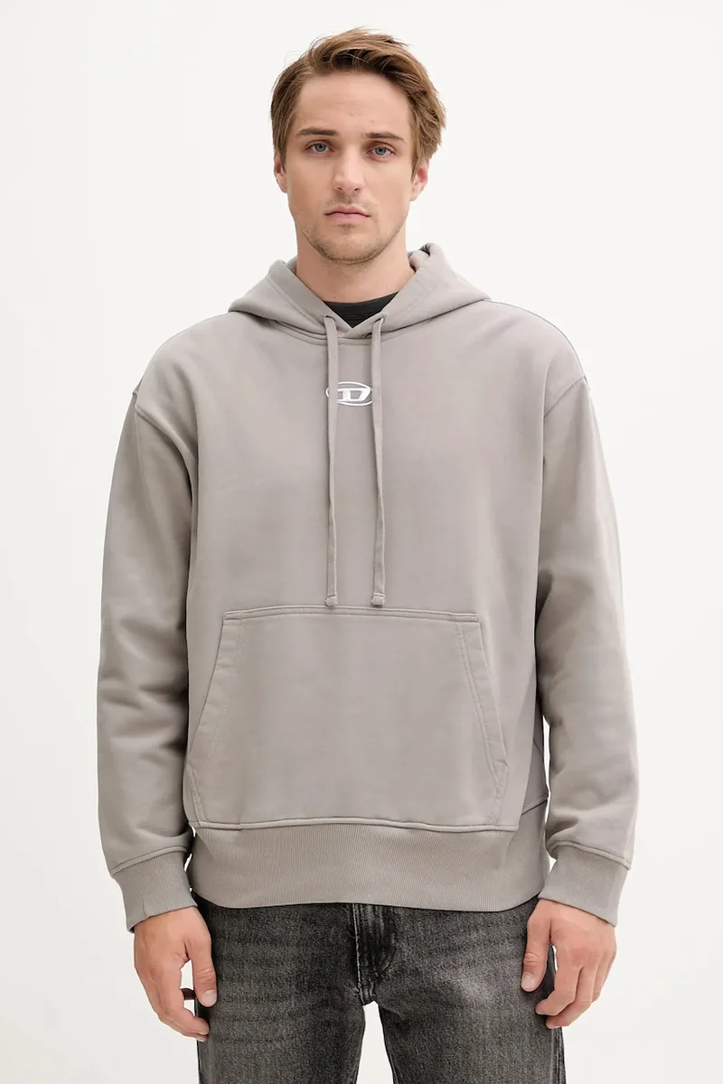 Βαμβακερή μπλούζα Diesel S-MACS-HOOD-OD