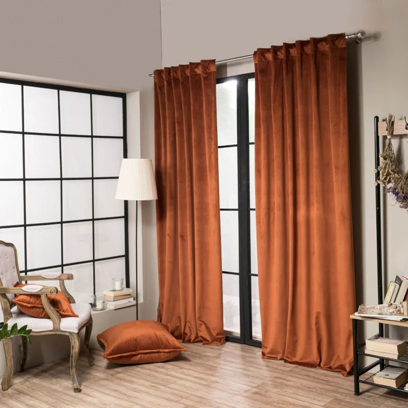 Κουρτίνα Velvet 05 (έτοιμη ραμμένη) Teoran 140x260cm