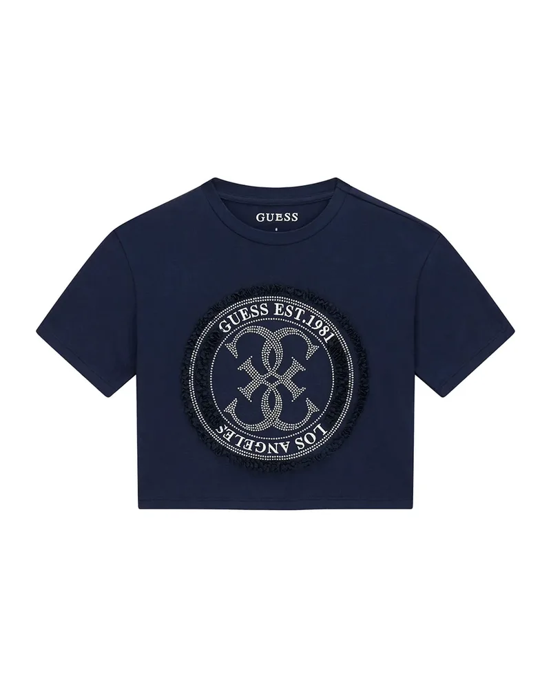 GUESS MIDI SS T-SHIRT ΜΠΛΟΥΖΑ ΠΑΙΔΙΚΟ GIRL J6GI07K6YW4-G77G NavyBlue