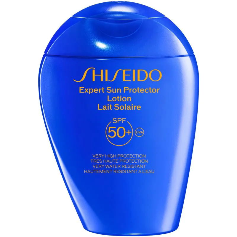Shiseido Expert Sun Protector Lotion SPF 50+ αντηλιακό γάλα για πρόσωπο και σώμα SPF 50+ 150 ml