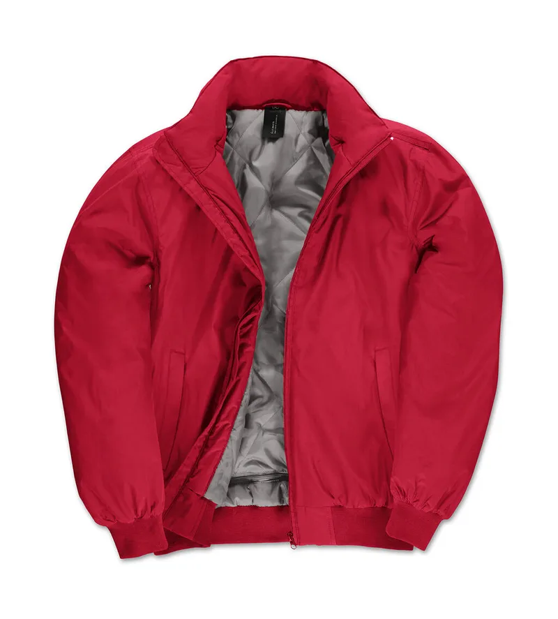 Μπουφάν Crew Bomber JM961 B & C Red/Warm Grey