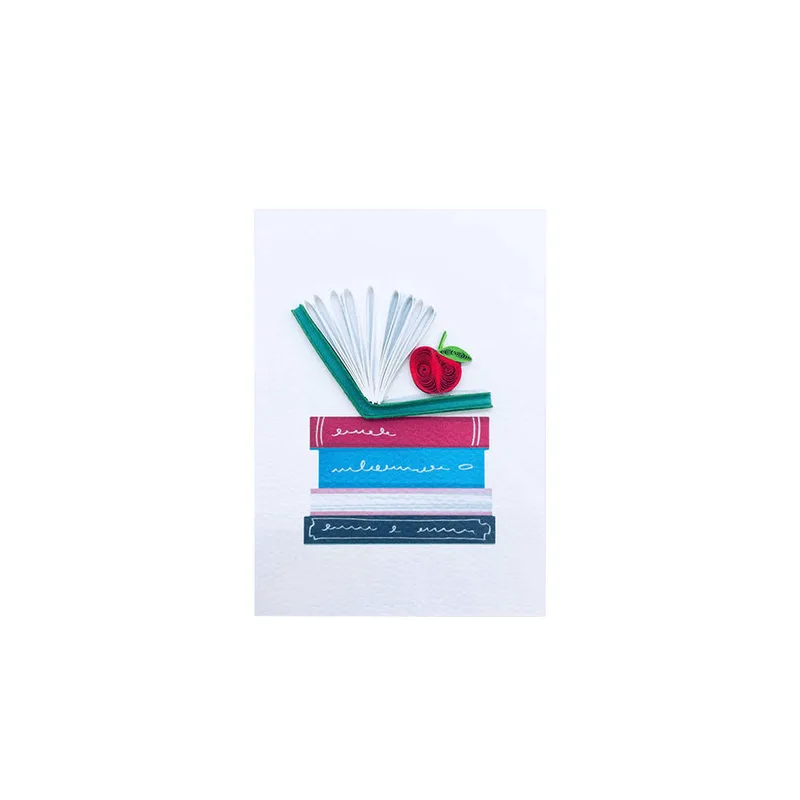 Ευχετήρια Ανάγλυφη Κάρτα Filigrana Origamo Mini 10x7.8cm Books MN011