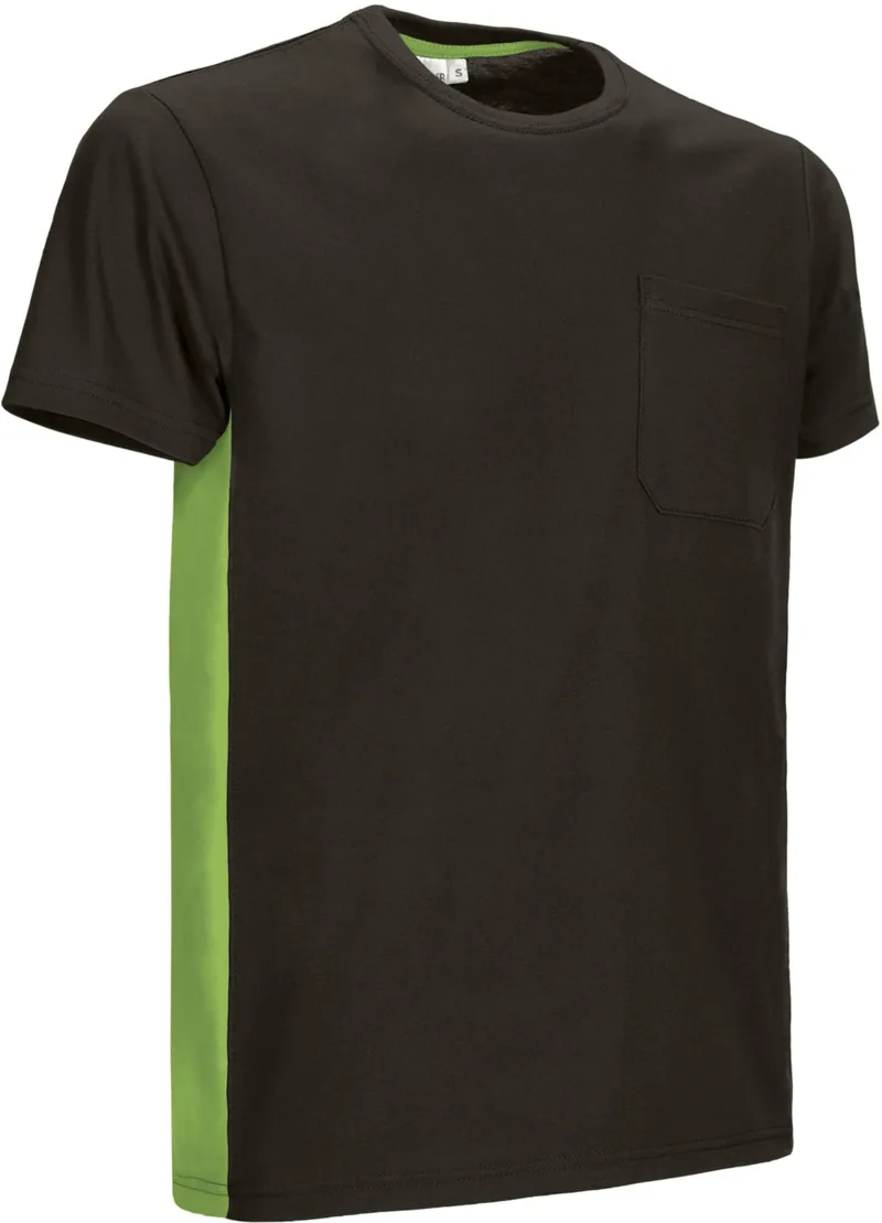 T-Shirt THUNDER Valento CAVATHUNV Black-Apple Green