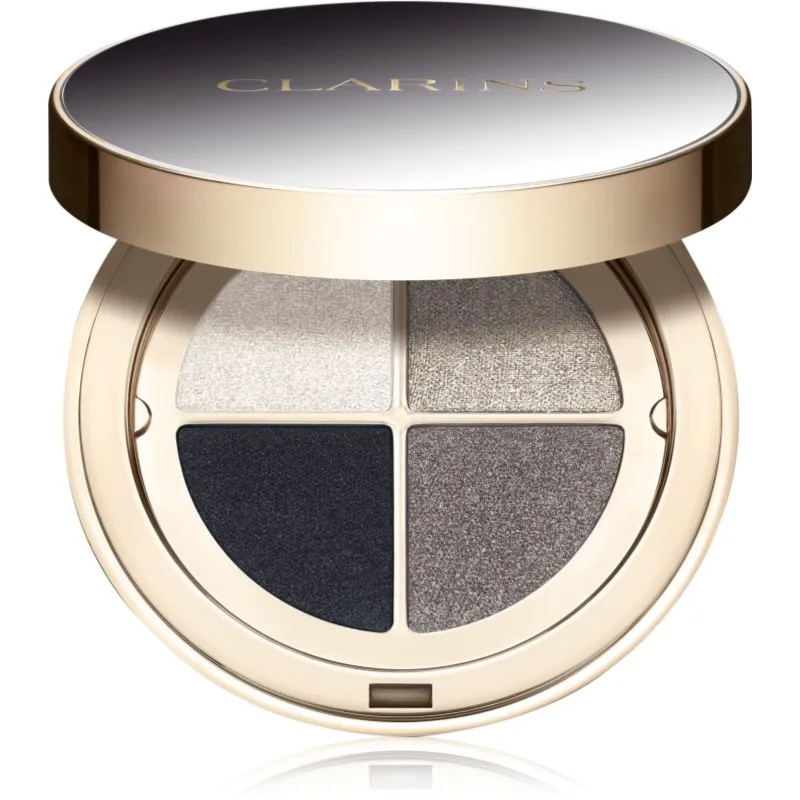 Clarins Ombre 4 Colour Eye Palette Παλέτα σκιών για τα μάτια για μακρόχρονη επίδραση απόχρωση 09 - Onyx Gradation 4.2 γρ