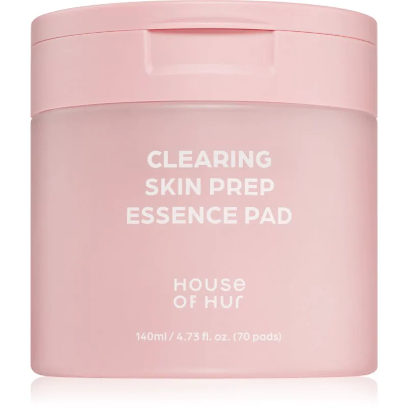 House of Hur Clearing Skin Prep Essence Pad απολεπιστικά καθαριστικά μαξιλαράκια με ενυδατικό αποτέλεσμα 140 ml