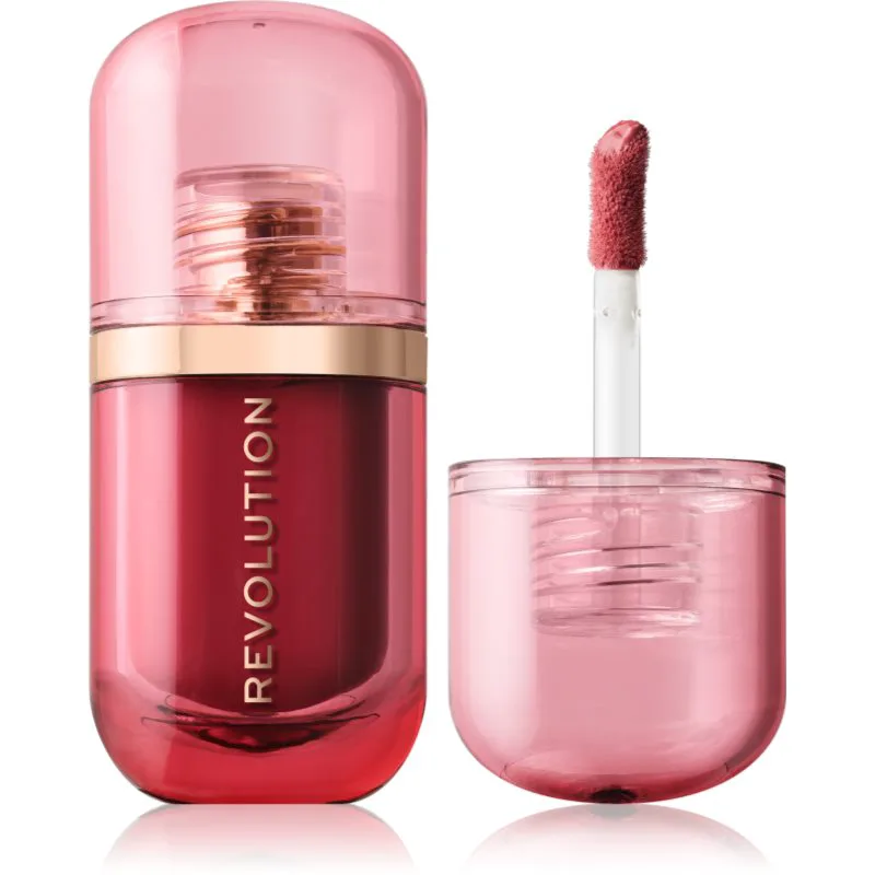 Revolution Superdewy Blush Burst υγρό ρουζ απόχρωση Rose All Day Dusty Ροζ 4.2 ml