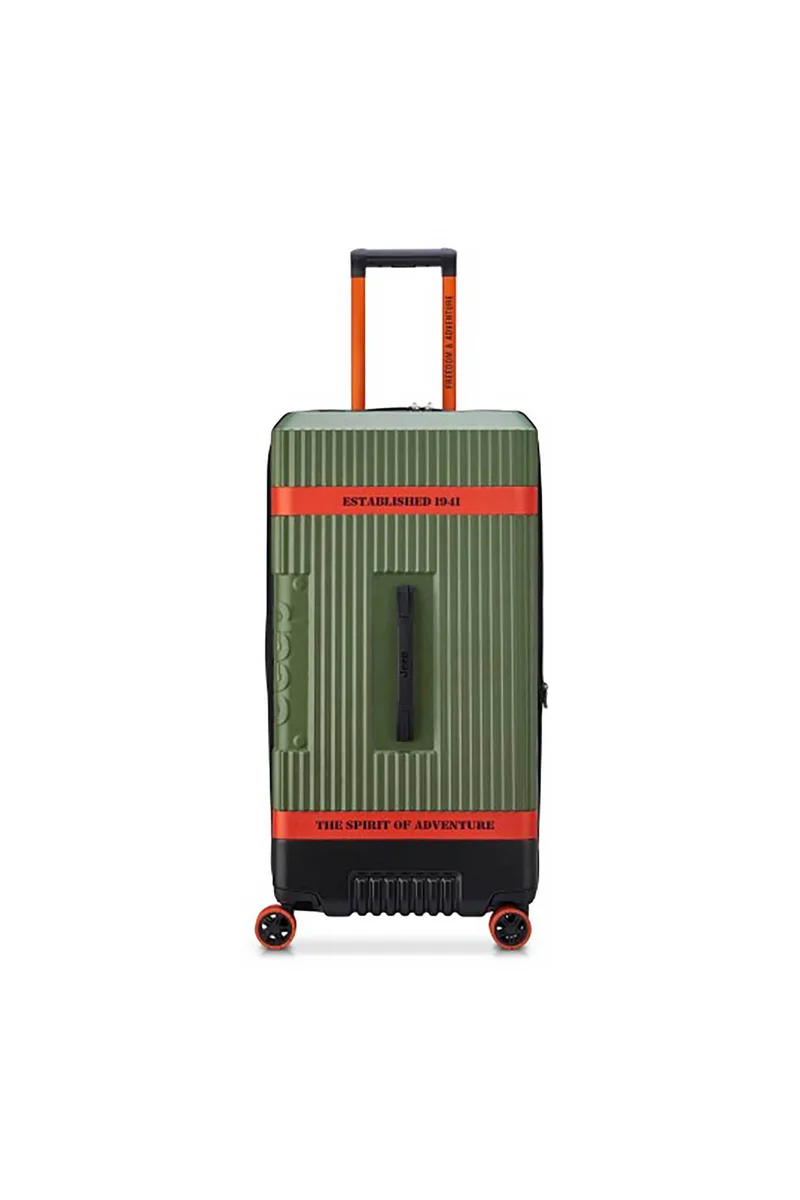 Jeep unisex βαλίτσα 80 x 40.5 x 38.5 cm "Green" - 274682803