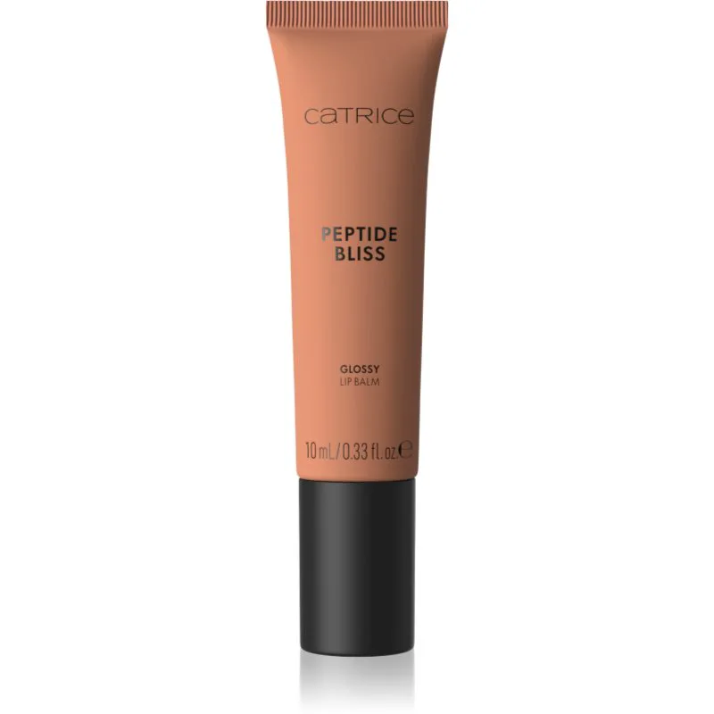 Catrice Peptide Bliss Glossy Lip Balm γυαλιστερό βάλσαμο χειλιών με πεπτίδια απόχρωση 040 Toffee Touched 10 ml