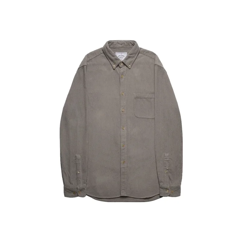 Πουκάμισο με μακριά μανίκια Portuguese Flannel Lobo Shirt - Grey