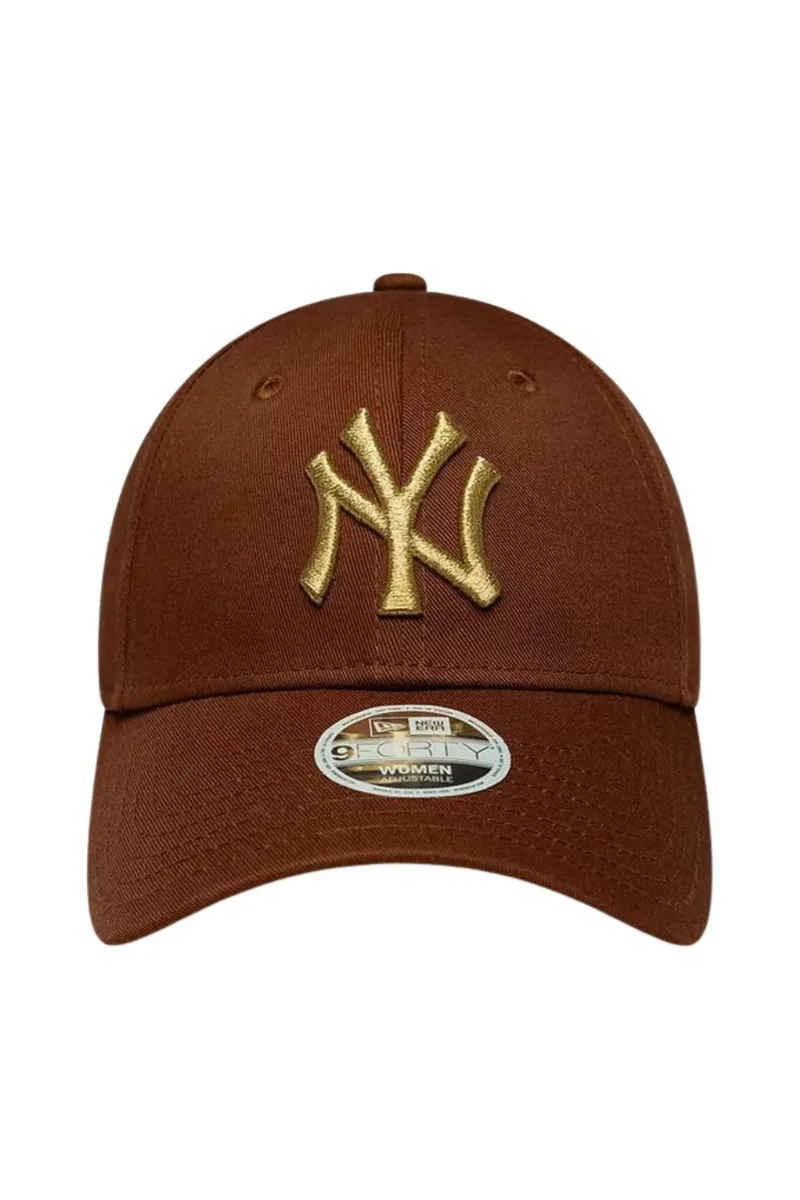 NEW ERA Καπέλα WMNS METALLIC LOGO 9FORTY NEYYAN - BROWN-60915780-BROWN