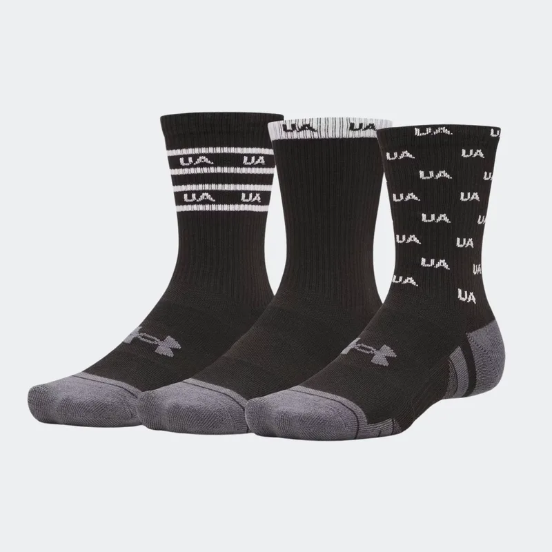 Under Armour Performance Tech Crew Socks x3