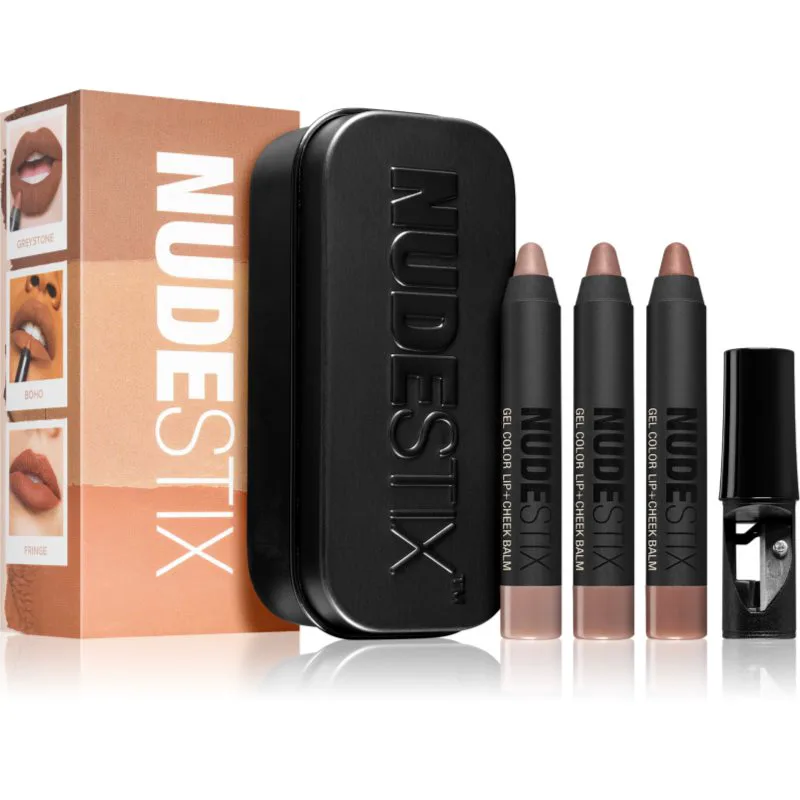 Nudestix 90's Nude Mini Lips ματ σετ για τα χείλη