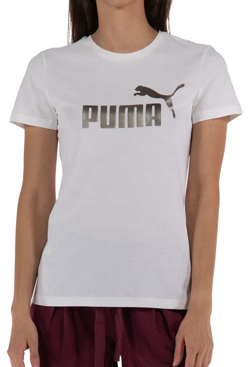 Μπλούζα Κοντομάνικη Puma ESS+ Metallic Logo 848303-62 Γυναικείο