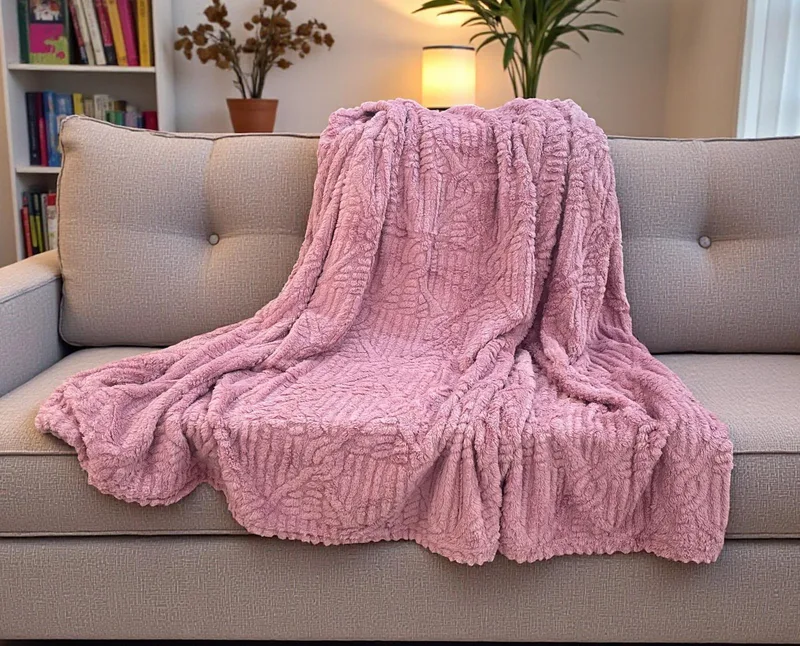 ΚΟΥΒΕΡΤΑ CORAL FLEECE NOCE ΠΟΥΔΡΑ 220X240 LINEAHOME