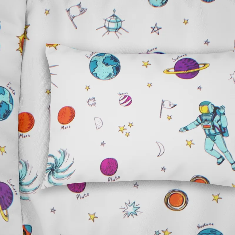 Βρεφική Μαξιλαροθήκη Dimcol Space 188 White 35x45