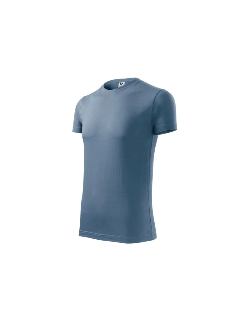 Malfini Ανδρικό Διαφημιστικό T-shirt Κοντομάνικο σε Μπλε Χρώμα MLI-14360