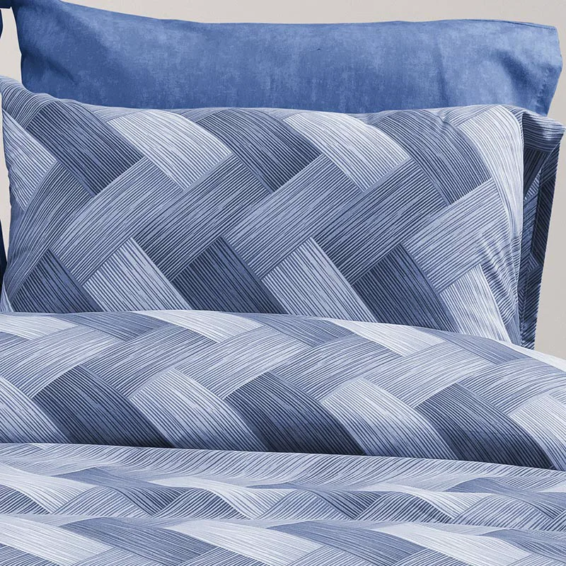 Μαξιλαροθήκη 50x70 Dimcol Alcmene 454 Blue