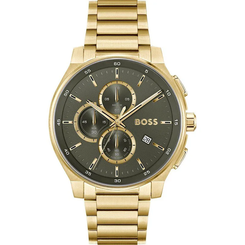 Watch Boss Man 1514190 (44MM) Golden