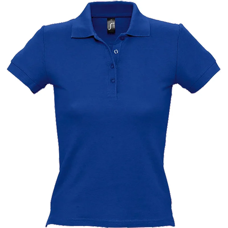 Γυναικείο πόλο πικέ People SOLS 11310 Royal Blue