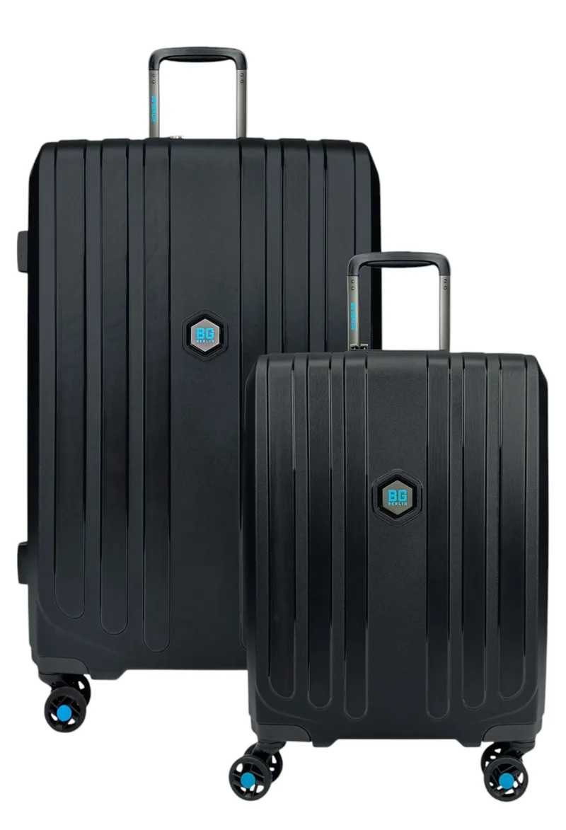 Σκληρή Βαλίτσα BG Berlin Σετ 54cm-77cm Enduro BG003-12BLA-2PSN-BLACK