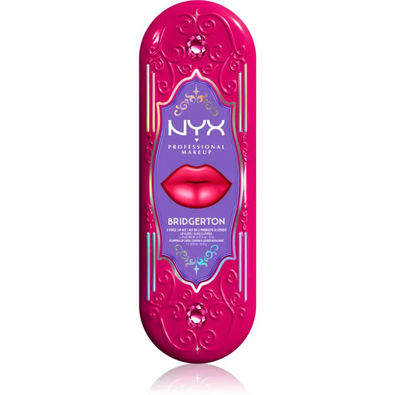 NYX Professional Makeup Bridgerton Royal Treasures σετ για τα χείλη απόχρωση 05 2 τμχ