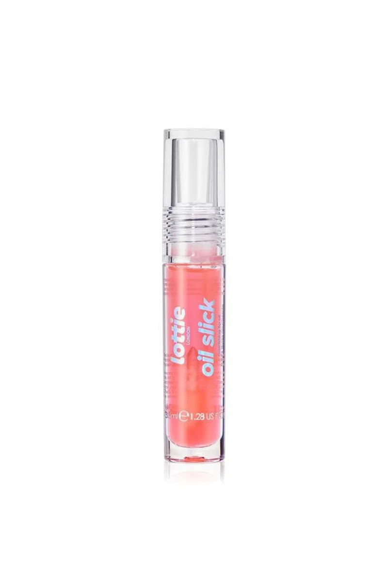 Λαδι Χειλιων Oil Slick Nourishing Lip Oil Peachy Cheeks Lottie London Μονόχρωμο