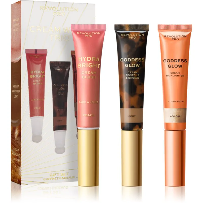 Revolution PRO Cream Wand Trio σετ δώρου για το πρόσωπο απόχρωση Light