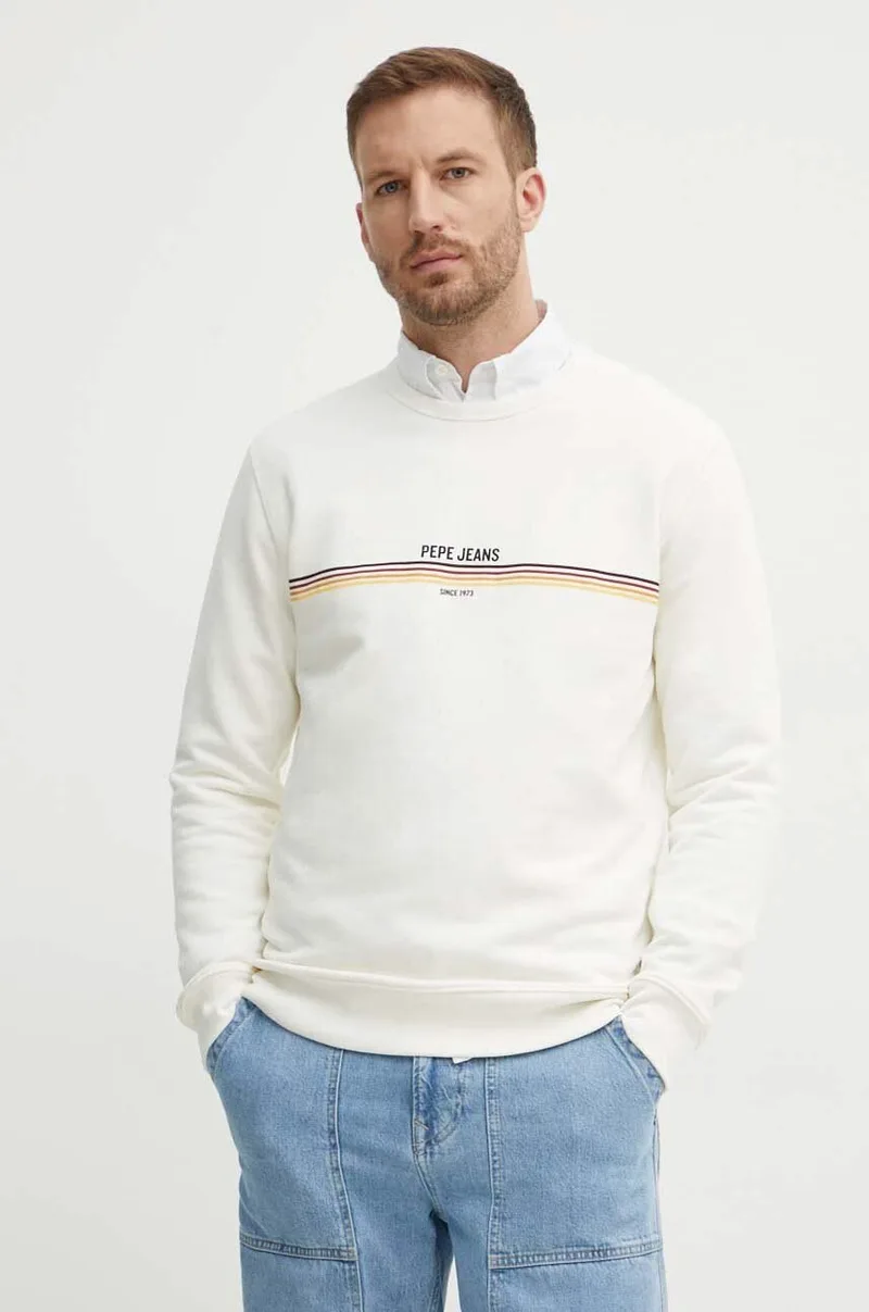 Βαμβακερή μπλούζα Pepe Jeans SANDER