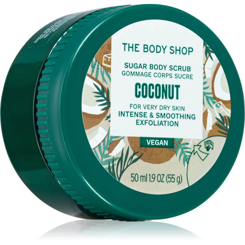 The Body Shop Coconut Body Scrub Vegan Scrub σώματος με ινδοκάρυδο 50 ml