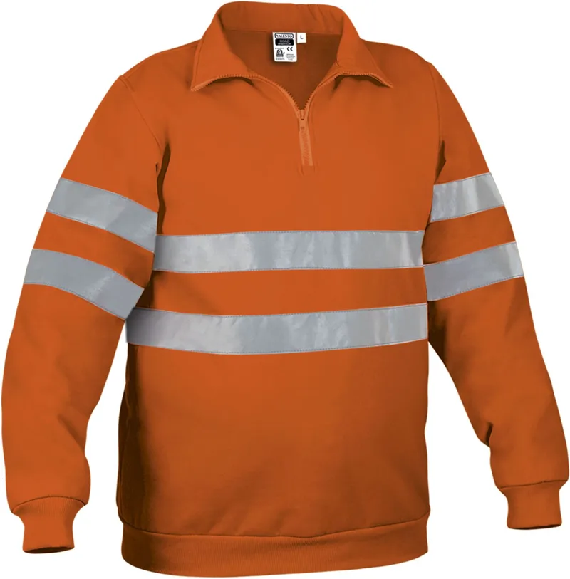 Φούτερ Hi-Vis ROAD Valento SUVAROANF Fluo Πορτοκαλί