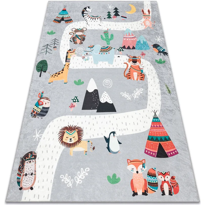Χαλιά Rugsx BAMBINO 2160 πλενόμενο χαλί ΔρόμΠ160x220 cm