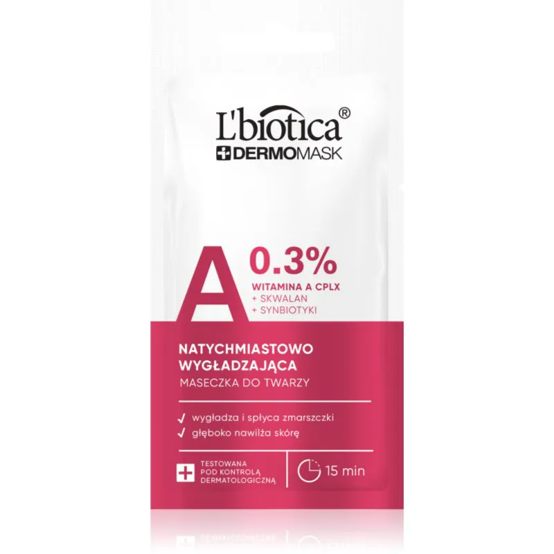 L’biotica DermoMask A 0,3% λειαντική μάσκα προσώπου 8 ml