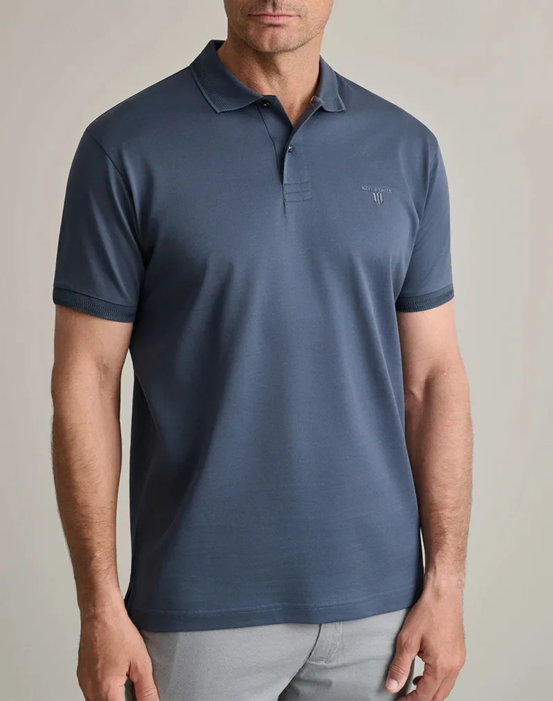 NAVY&GREEN ΜΠΛΟΥΖΑ ΠΟΛΟ 24EY.025/PL.1-Orion Blue SteelBlue