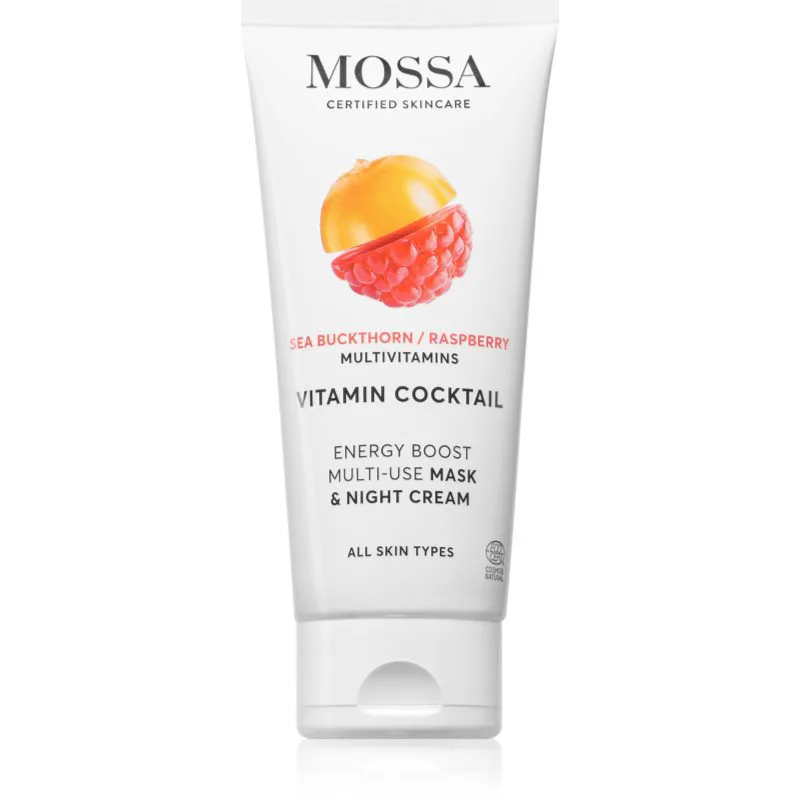 Mossa Vitamin Cocktail αναζωογονητική κρέμα και μάσκα για το πρόσωπο 60 ml
