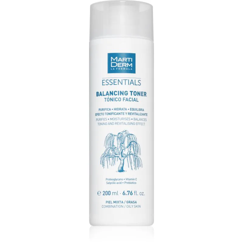MartiDerm Essentials ομαλοποιητικό τονωτικό για μείωση του σμήγματος 200 ml
