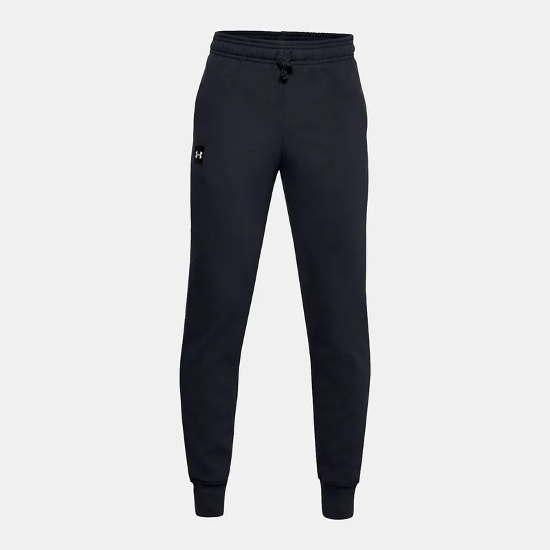 BOYS' UNDER ARMOUR RIVAL FLEECE JOGGERS ΜΑΥΡΟ