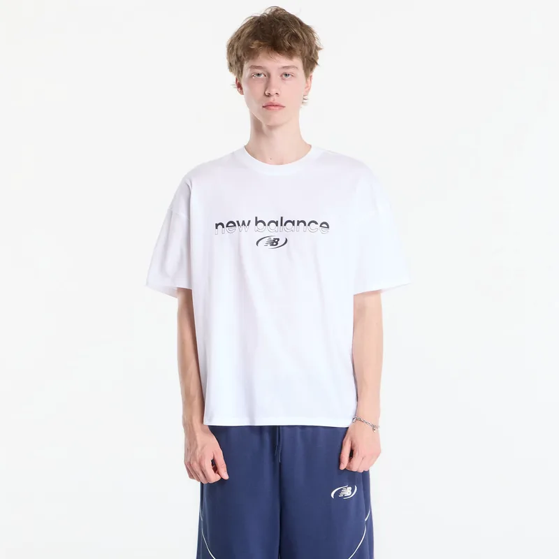 T-shirt New Balance Trackside T-Shirt White M