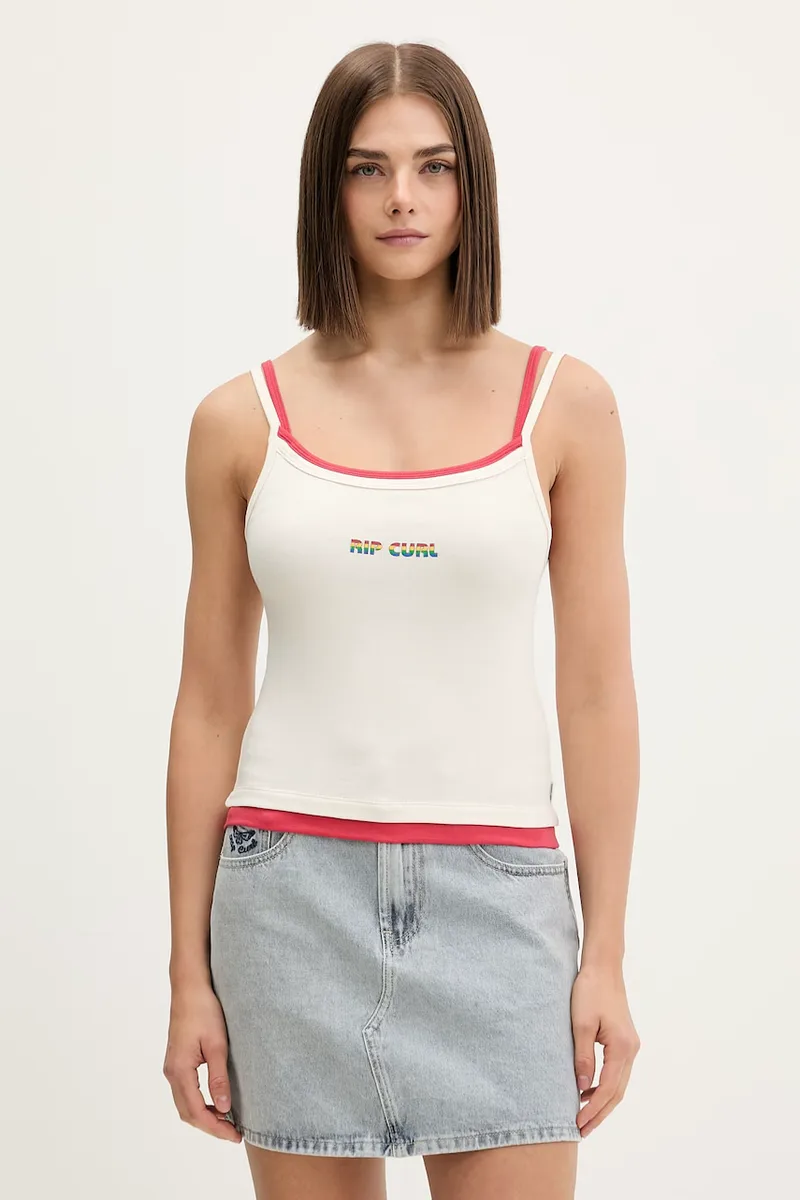 Rip Curl τοπ γυναικείο με βαμβάκι SURF REVIVAL